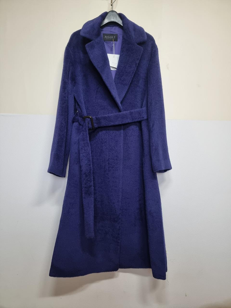 * 아니베에프 모, 알파카 혼방 롱코트 100 사이즈 추천(새상품)