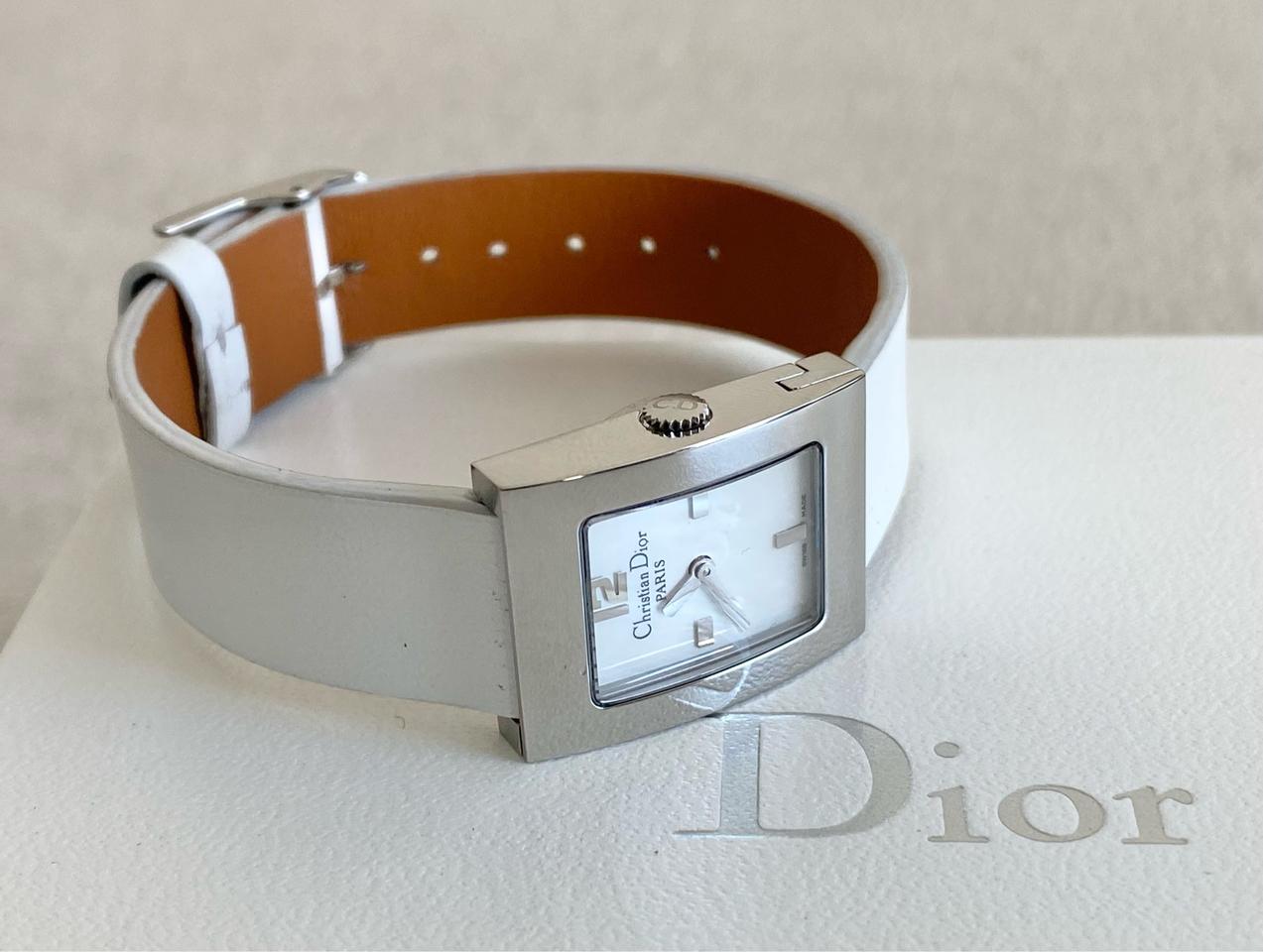 크리스찬 디올 마리스 화이트 자개 다이얼 쿼츠