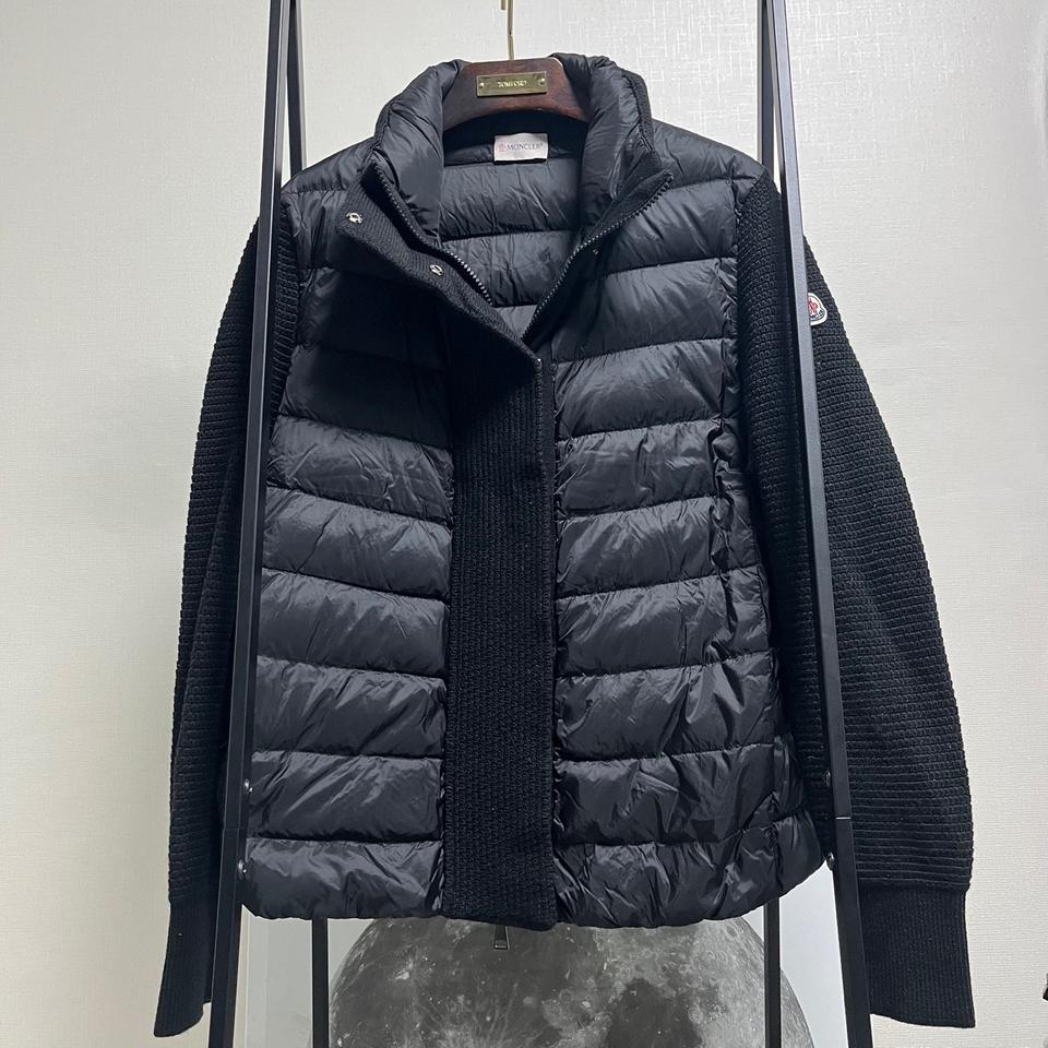 정품 L) 몽클레어 트리콧 블랙 니트패딩