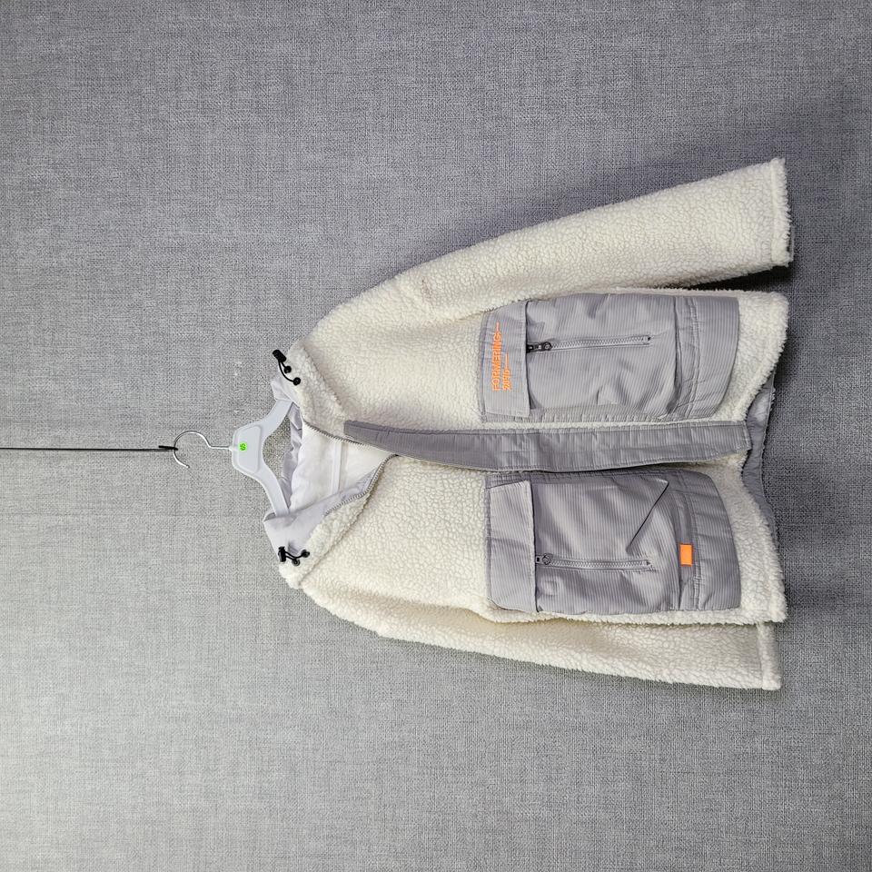 ㅊ65 뽀글이 후드집업 90