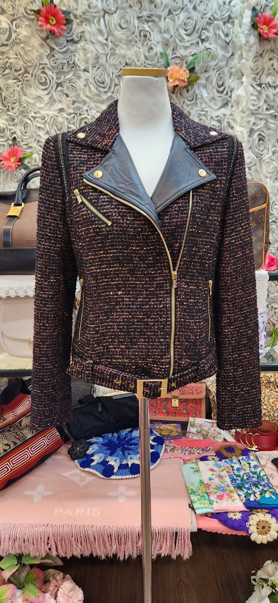 MICHEL KLEIN 트위드 자켓(55)