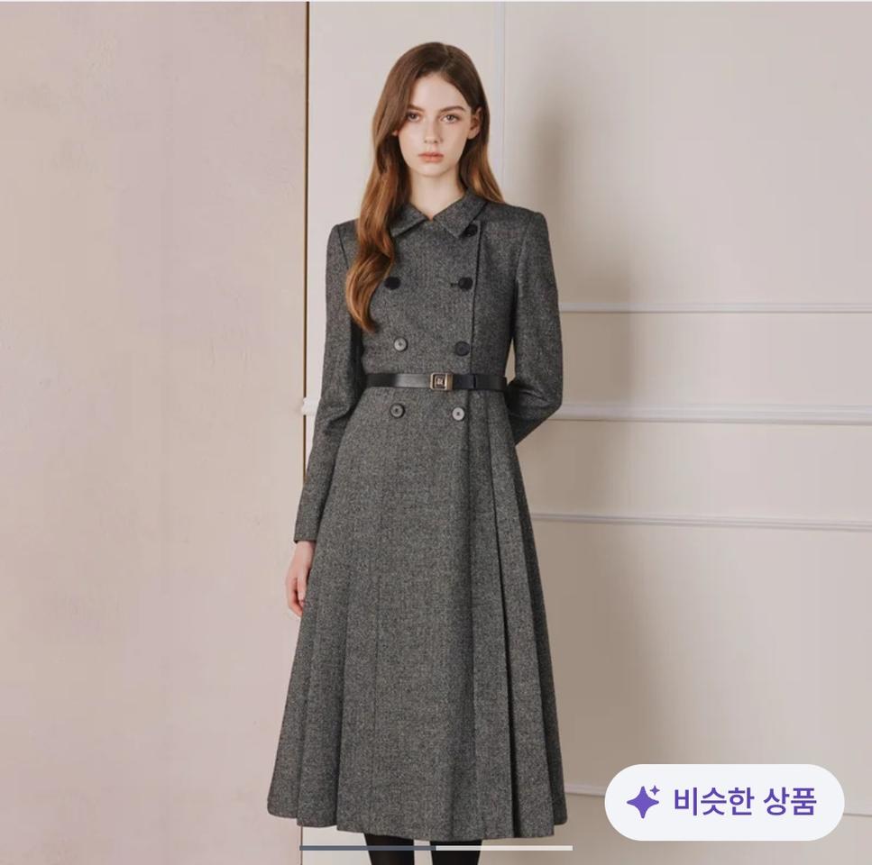 새제품.지고트 울 글리터 원피스 55사이즈