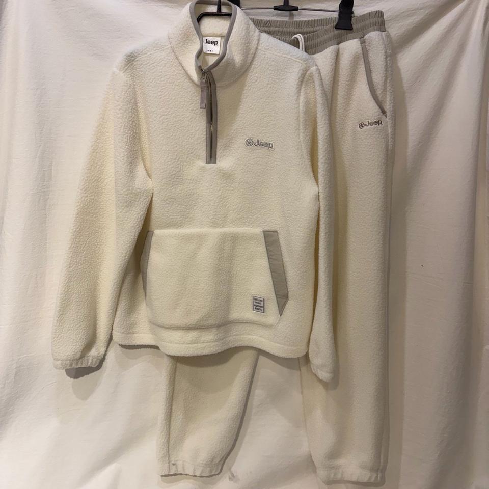 Jeep 지프 뽀글이 플리스 상하의 세트 후리스
