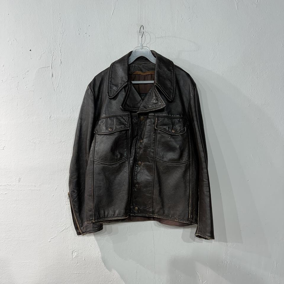 브룩스브라더스 가죽 레더 자켓