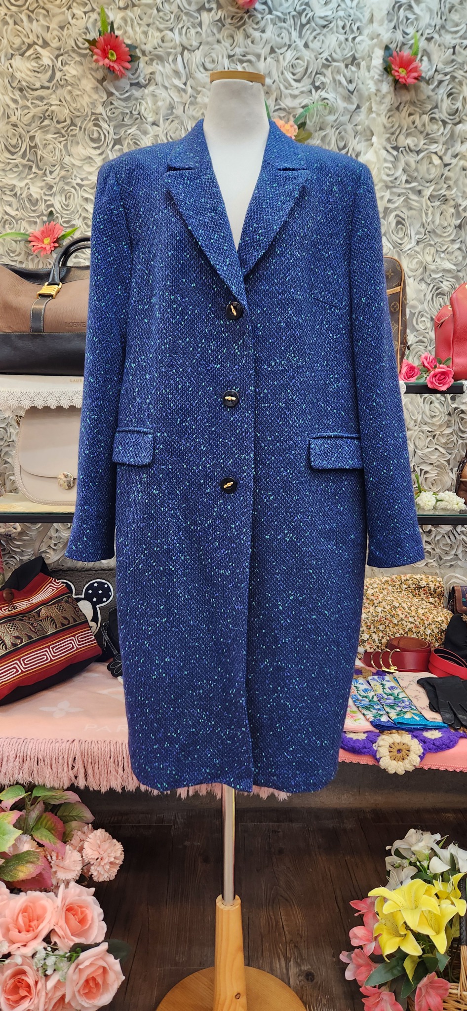 REMALON 고급 모직 롱코트(77~88)