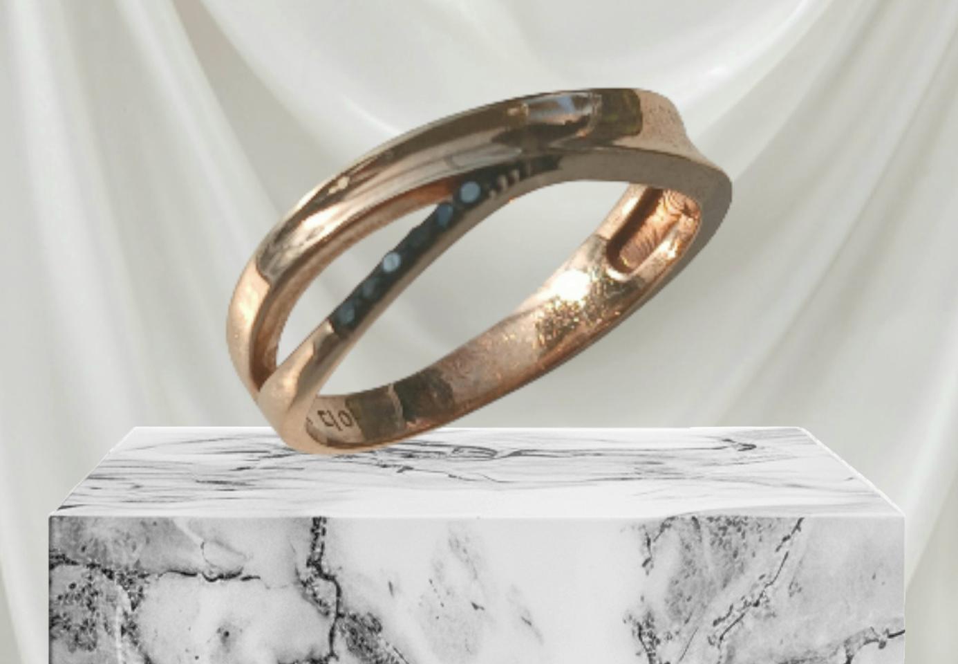 14k 로즈골드 패션반지