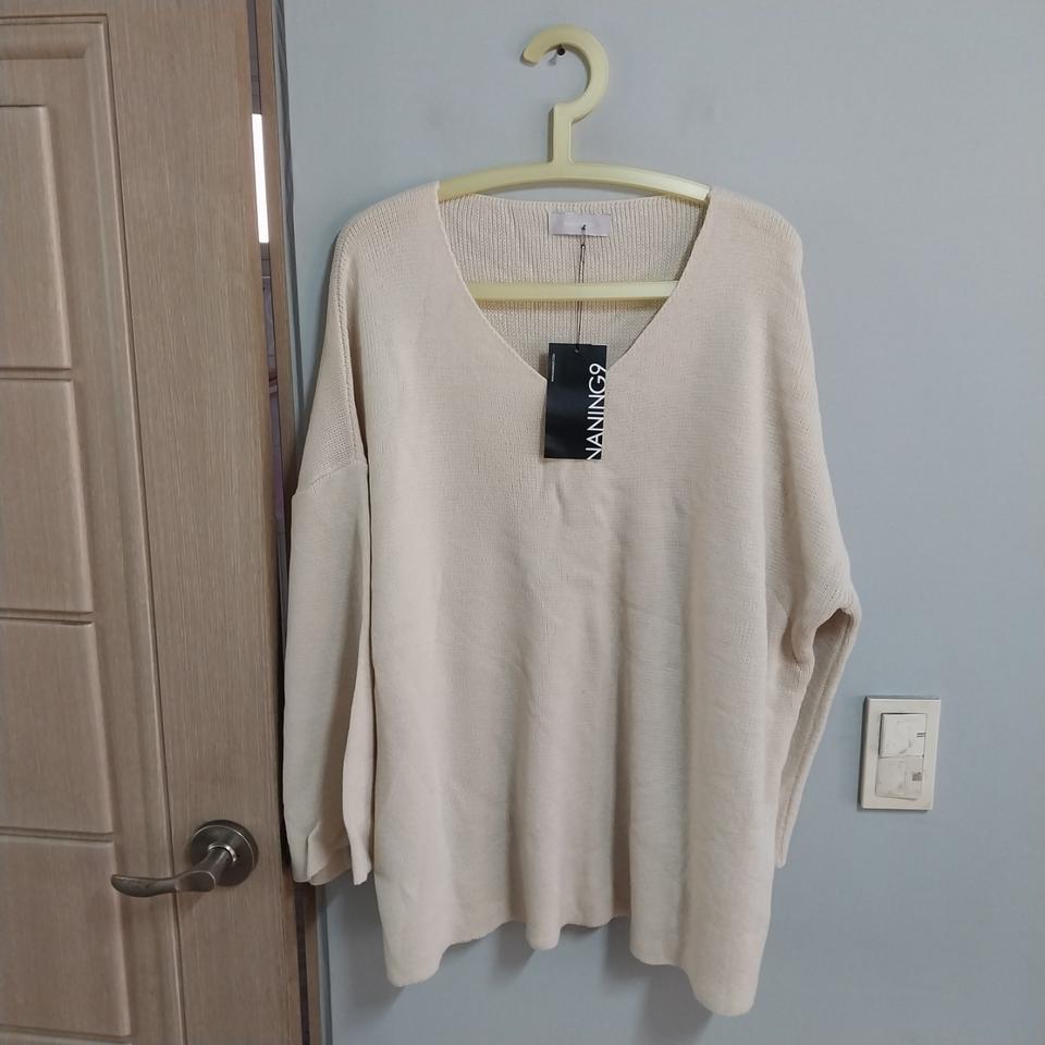 미사용 여성 오버핏 니트 여성 프리사이즈