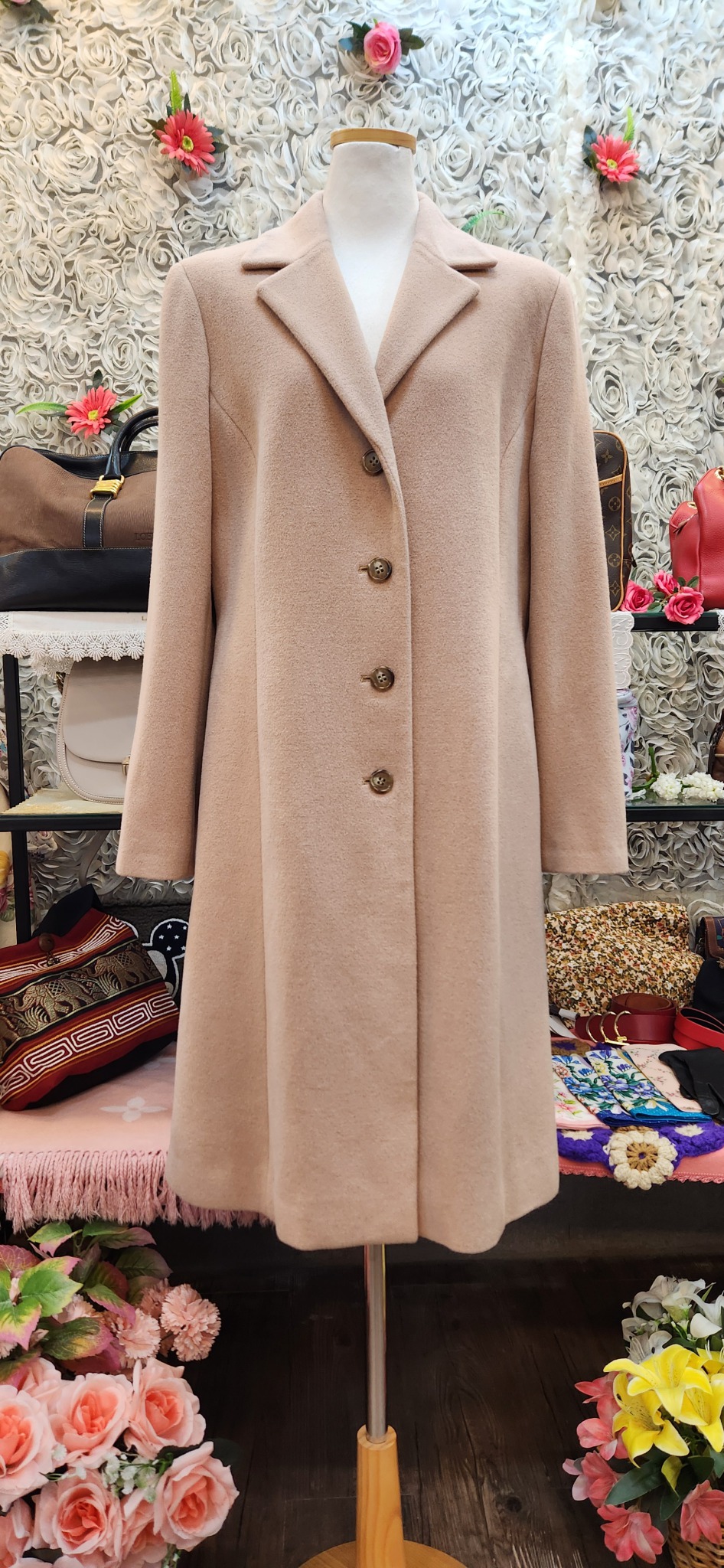 GRADE 앙고라100% 롱코트(66~77)