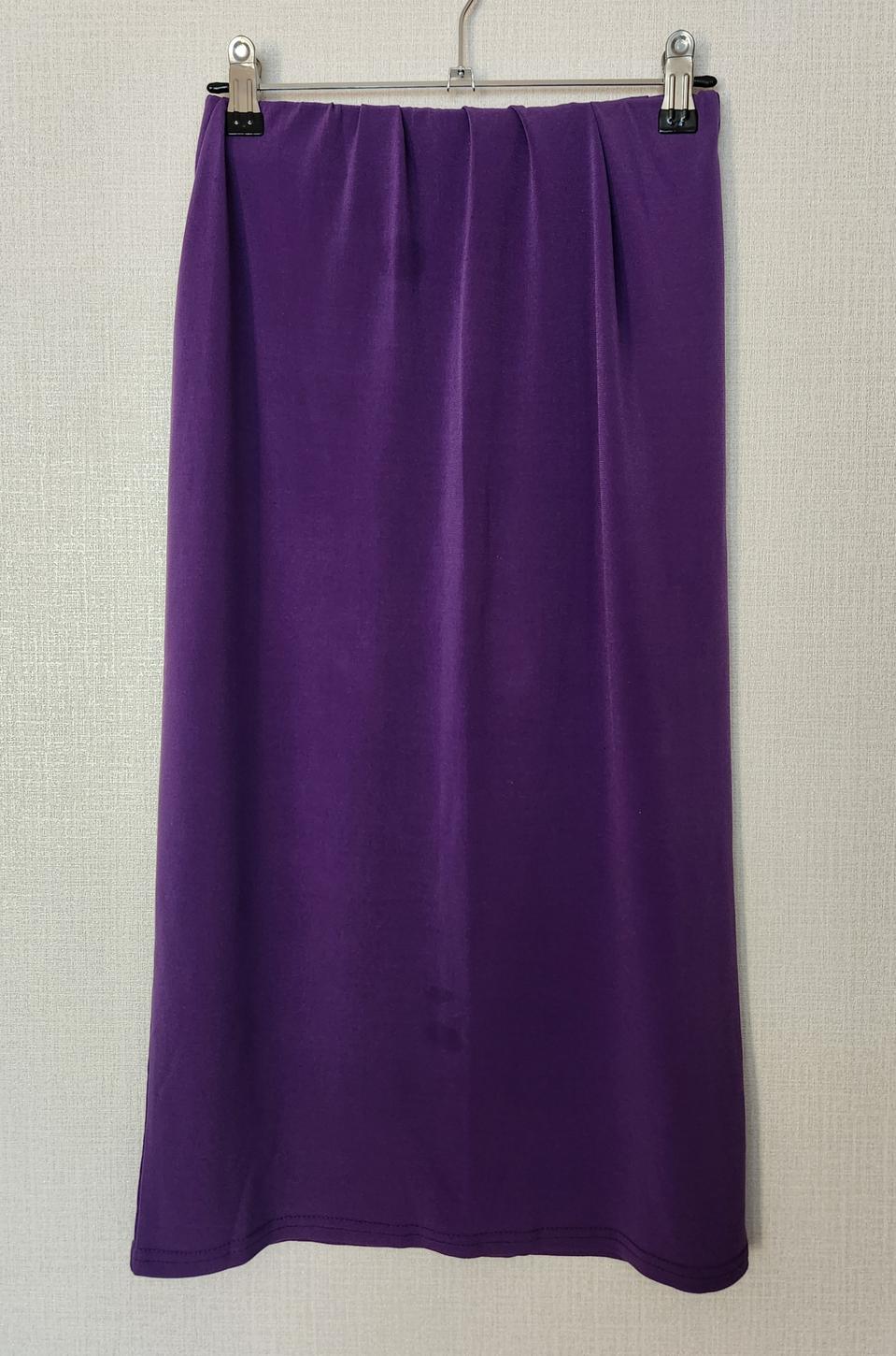 의류 여성 치마 퍼플 프리사이즈