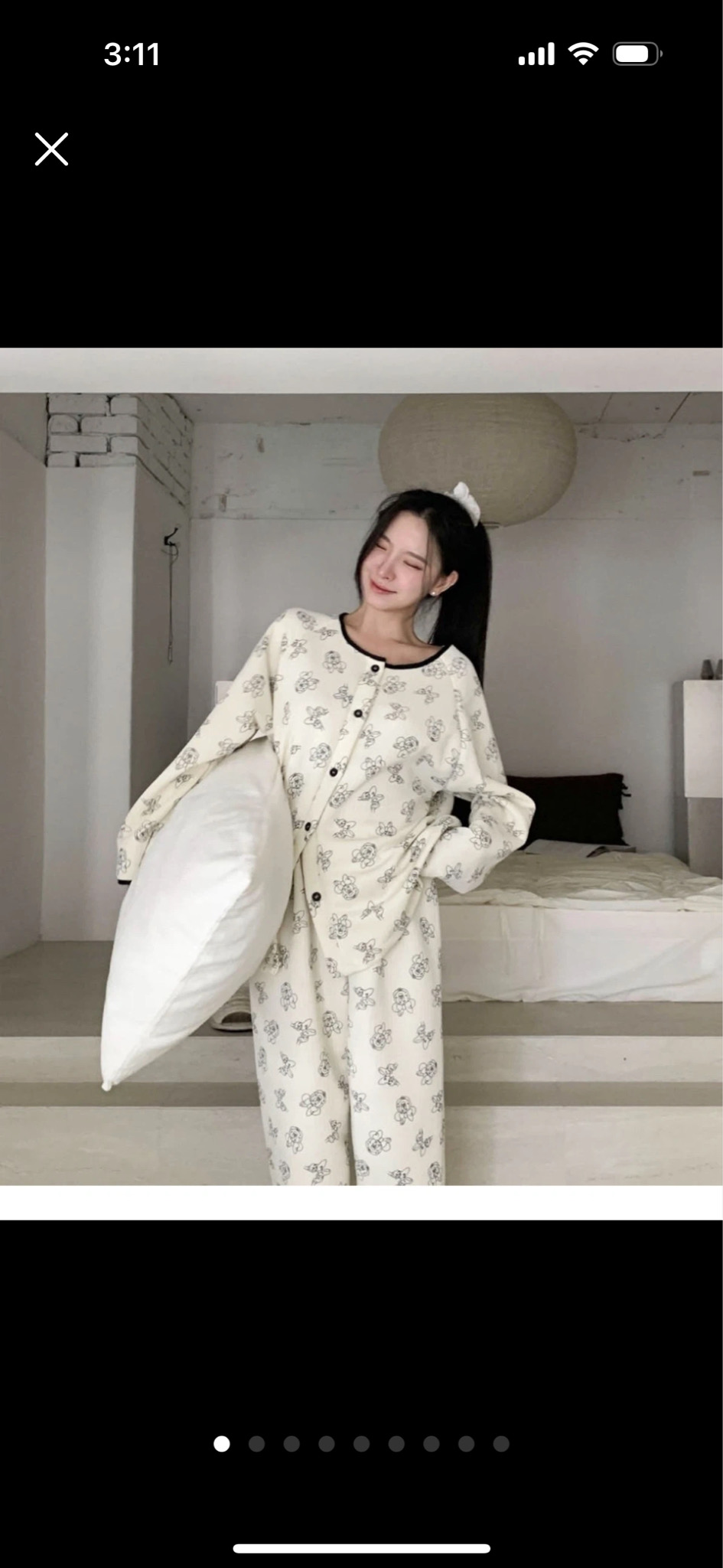 무료택배 새제품 정품 디즈니 미니 누빔 파자마 홈웨어 미키 잠옷 세트