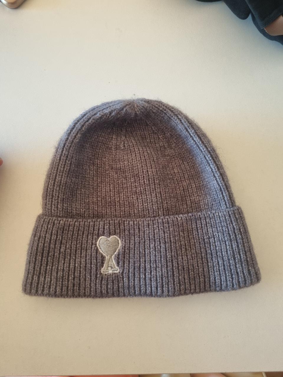 아미 파리 AMI 그레이 하트 로고 비니 정품