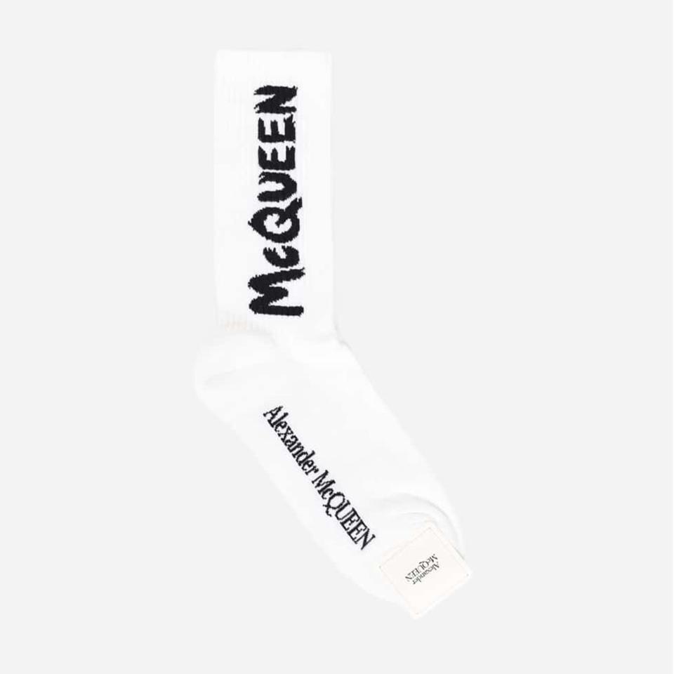 새상품 알렉산더 맥퀸 양말 화이트 삭스