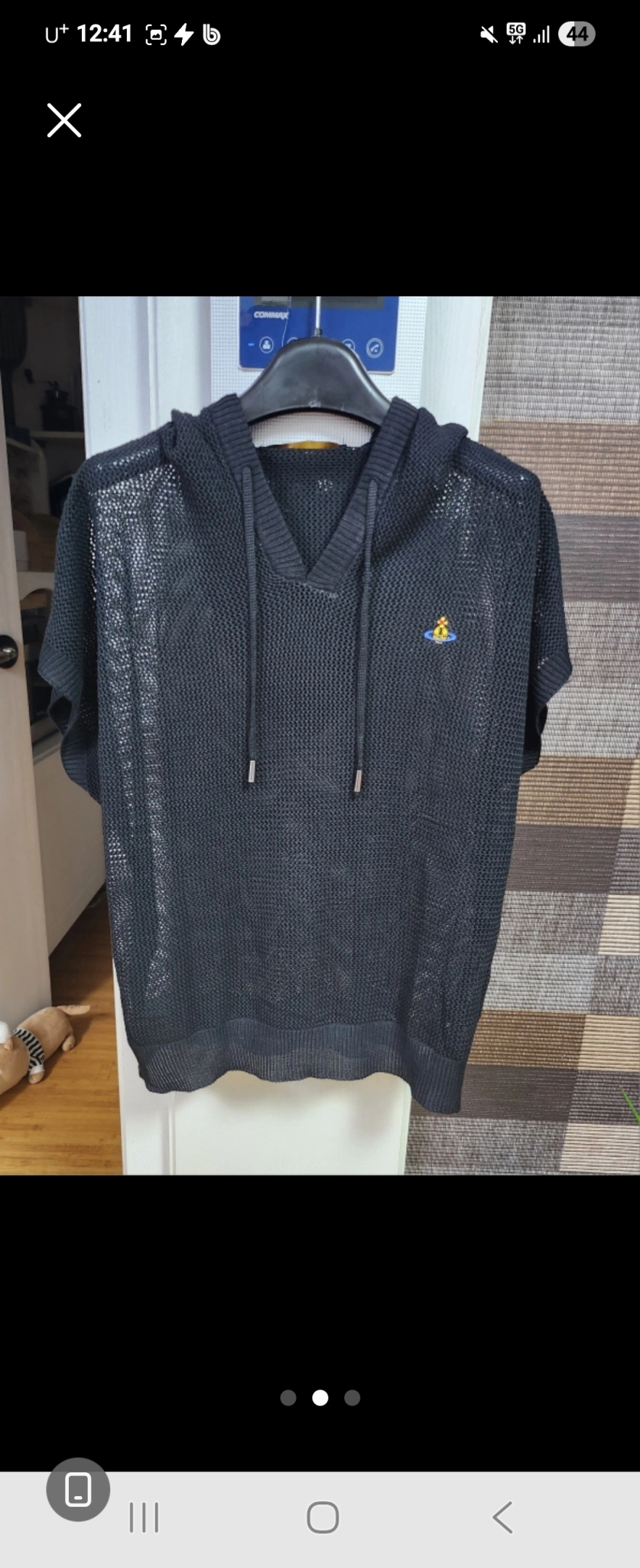 비비안 웨스트우드 후드 니트