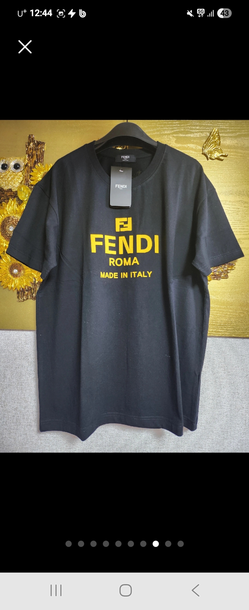 펜디 반팔 티 남녀 공용