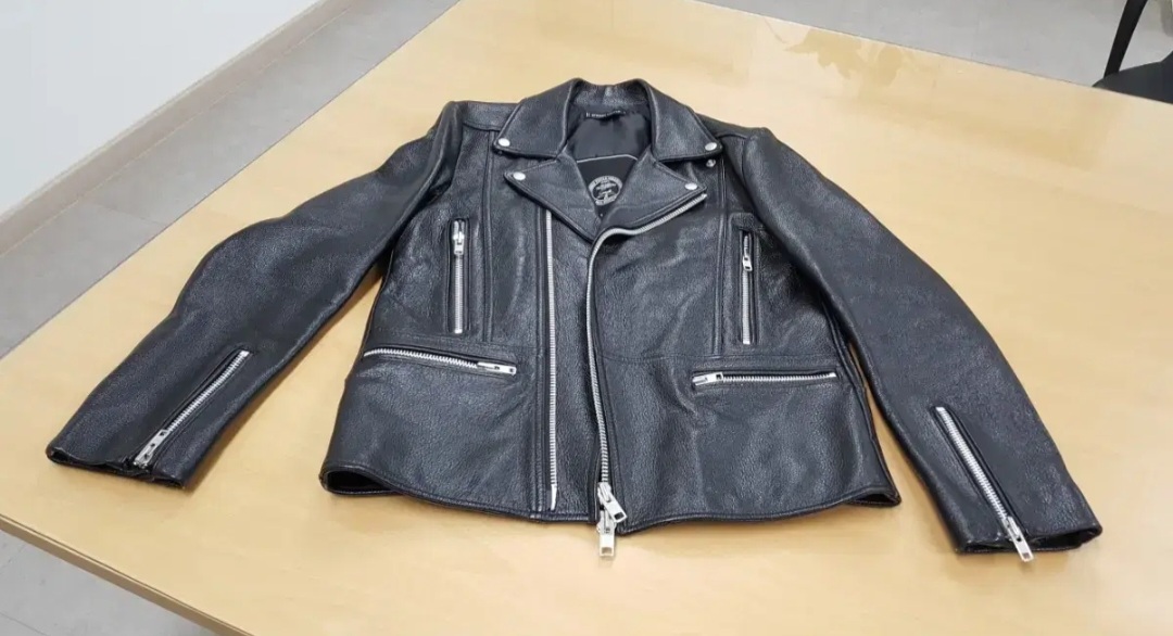 STEREO 스테레오 바이널즈 소가죽 자켓 M