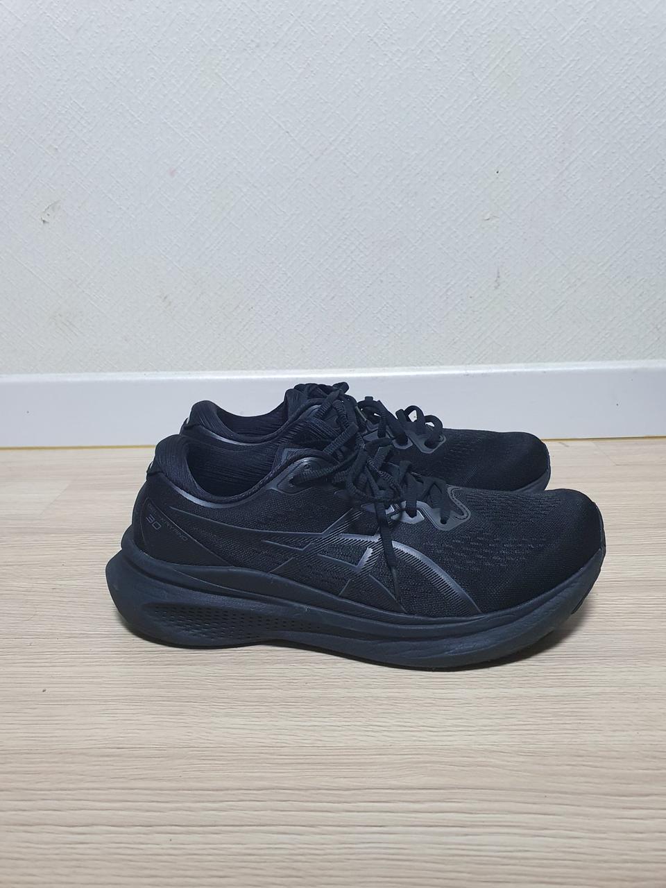 아식스 젤 카야노 30 블랙 와이드 운동화 280