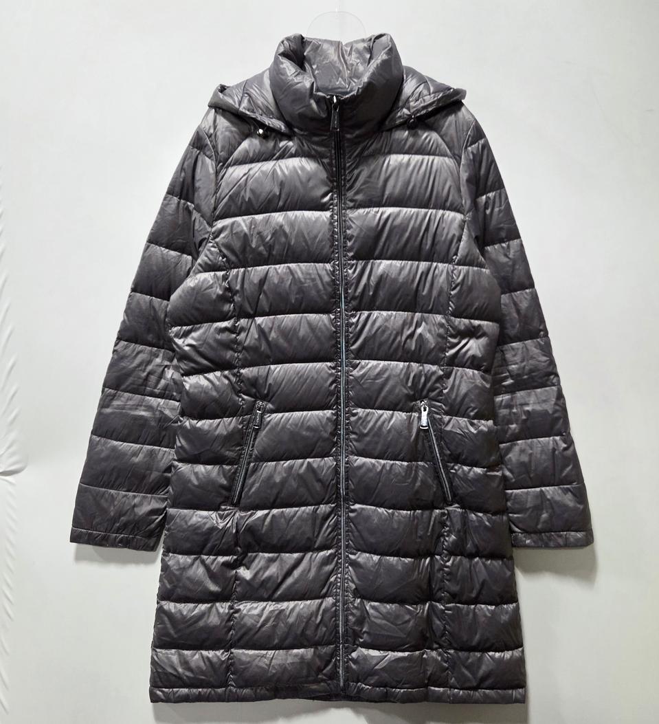 캘빈클라인 경량 다운 후드 롱 패딩 L 25121504