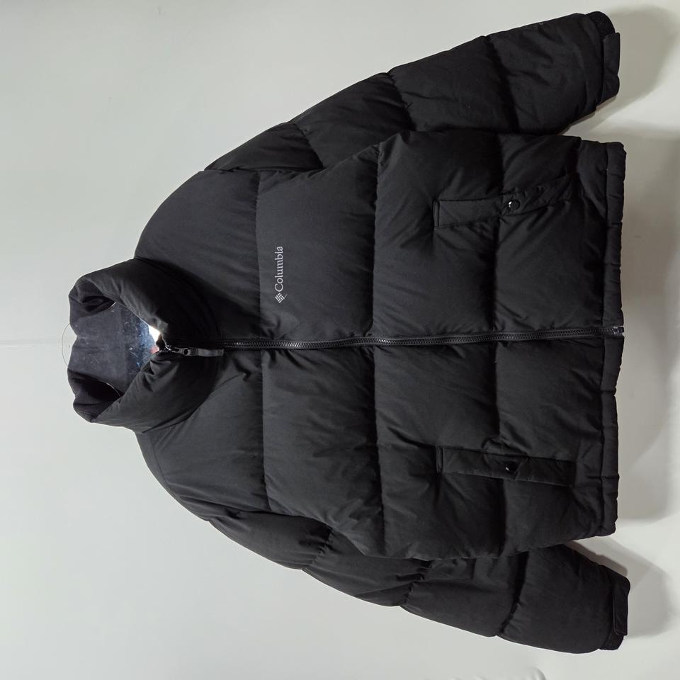 컬럼비아 블랙 옴니히트 오리털 다운 패딩 M 25121509