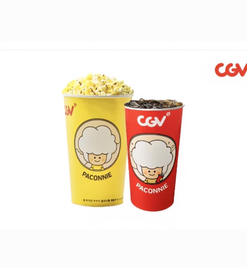 CGV 팝콘 싱글 세트