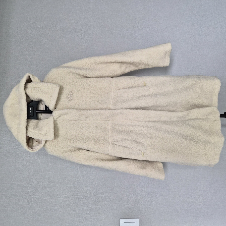 95 네파 후드 롱 양털 플리스 후리스 뽀글이 코트 W-점퍼-161