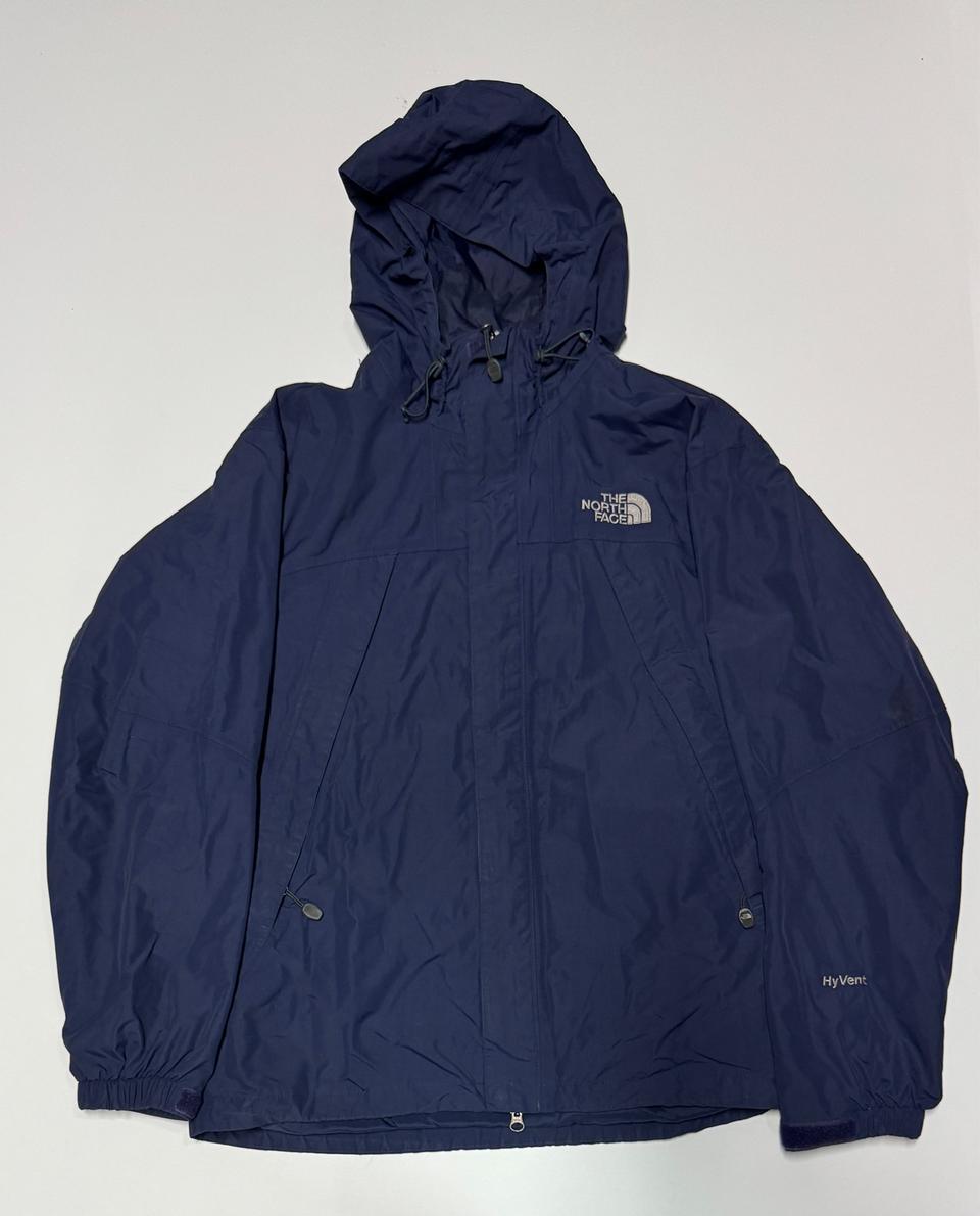 노스페이스 하이벤트 나일론 후드 바람막이 네이비 M