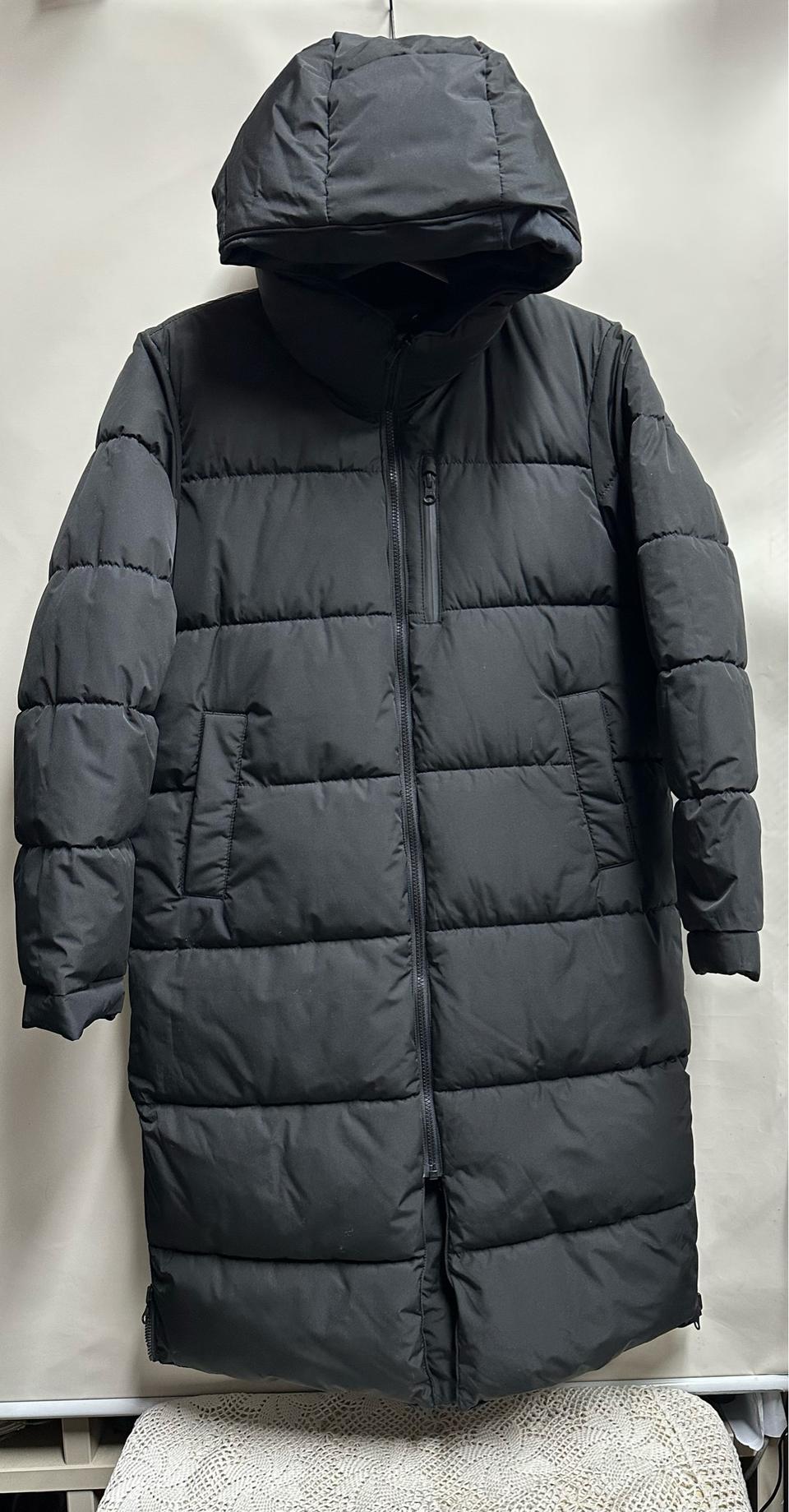 디키즈 남성 양면 후드 롱 패딩 점퍼 SM(93)