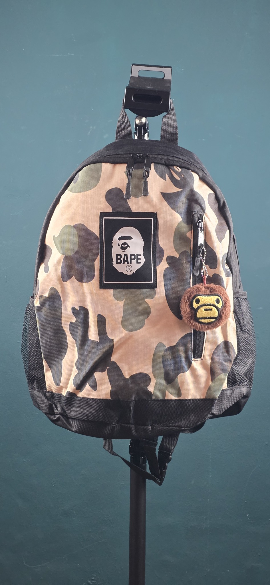 잡지부록 베이프 키링 백팩