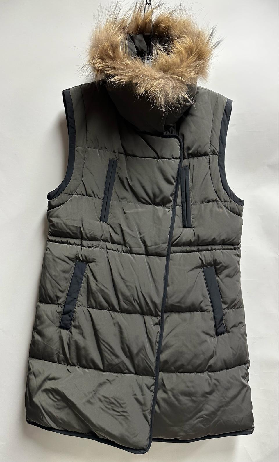 GGPX 여성 퍼 패딩 조끼 M