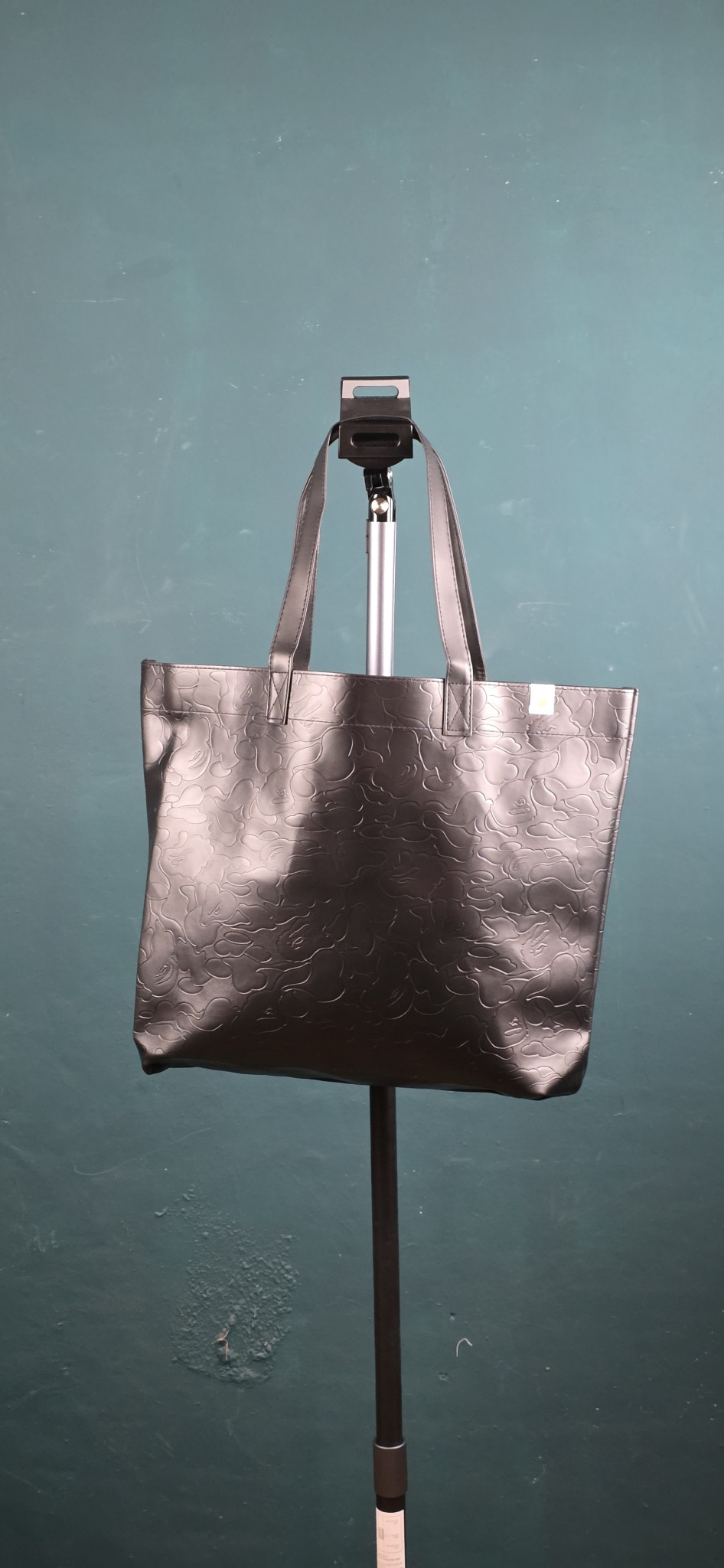 잡지부록 베이프 레더 숄더백 토드백 가방