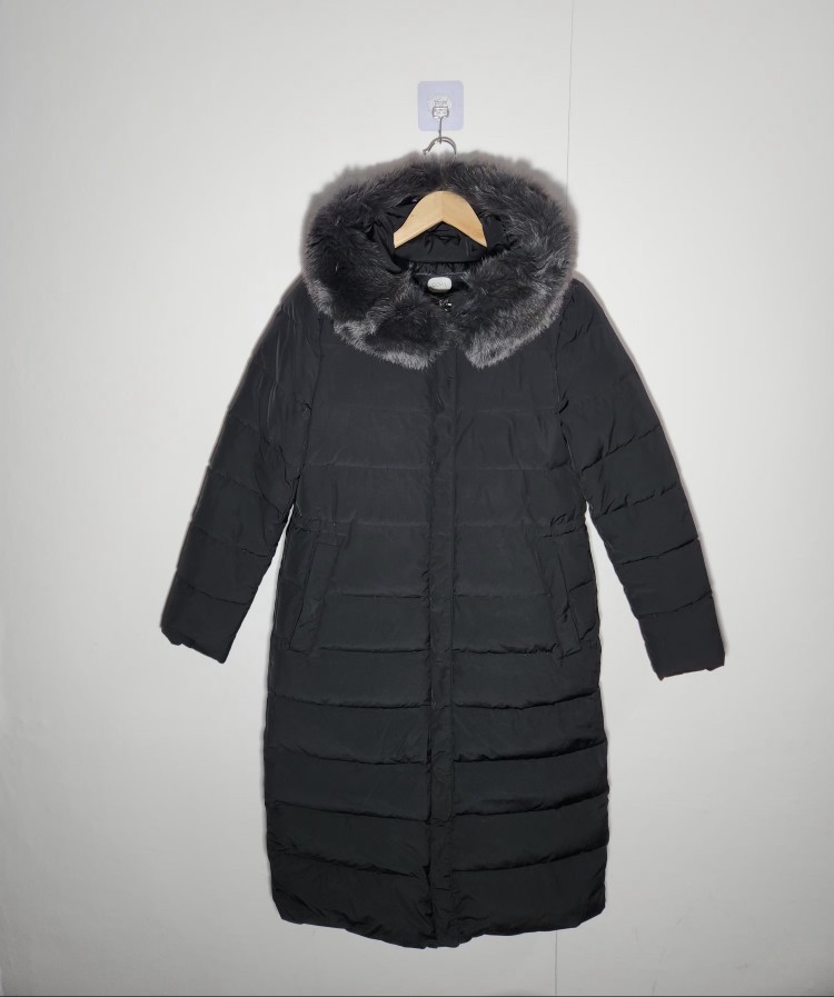 [듀엘] 90 55 여 덕다운여우털패딩