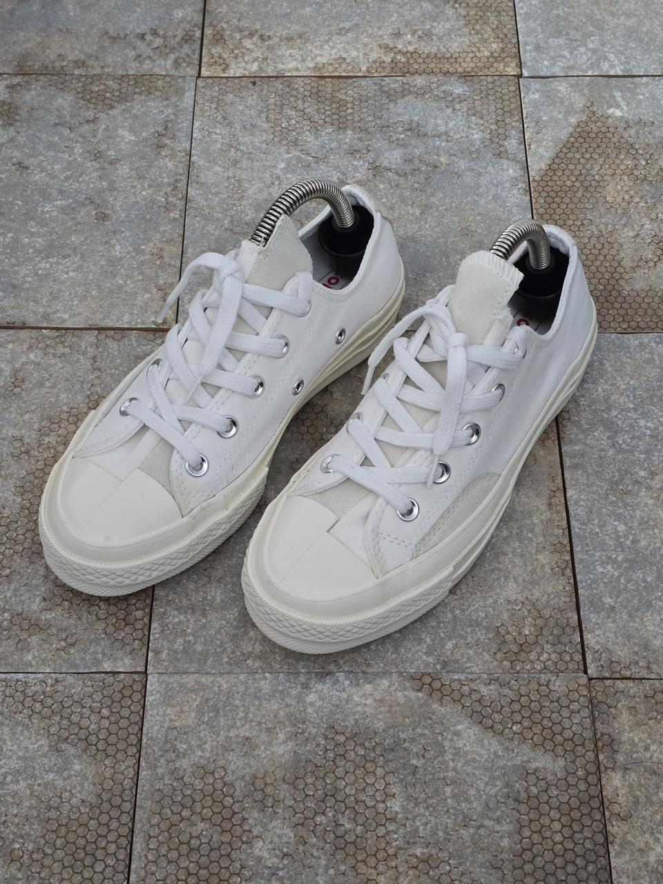 (220)컨버스 척 70 로우 라이벌 화이트 스니커즈 운동화