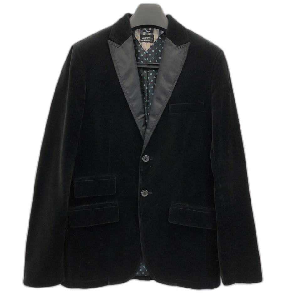 타미힐피거 벨루어 스웨이드 콤비자켓 L 