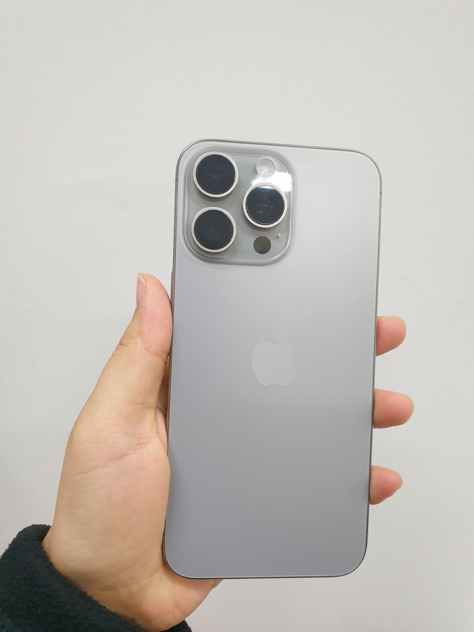 S급)무잔상 아이폰15프로맥스 256기가 내추럴티타늄 1014