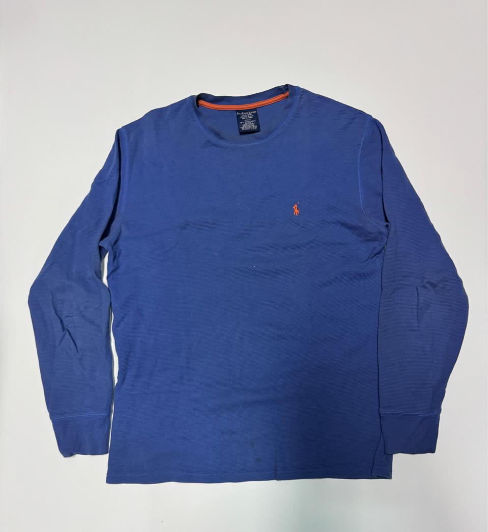 폴로 랄프로엔 와플 롱슬리브 긴팔티 M