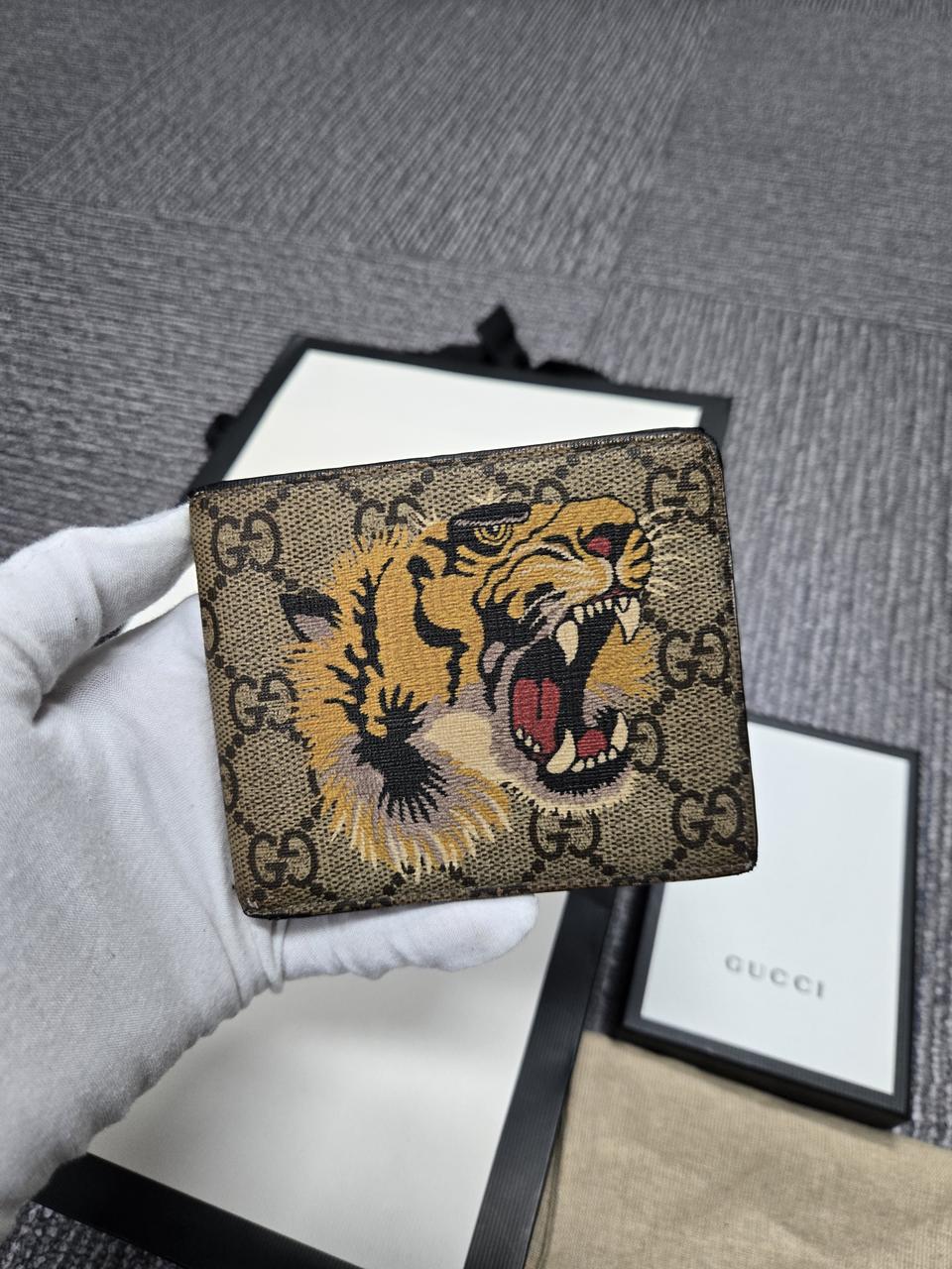 [특가][정품]구찌 타이거 반지갑