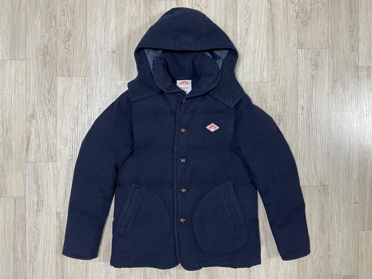 95~100) 단톤X빔스 후드 숄카라 울 다운패딩(RRL&LVC&폴로)