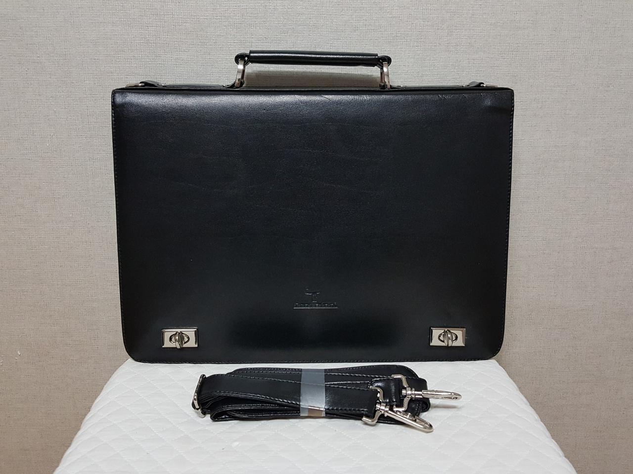 새상품)TRAVELON 가죽 노트북가방/서류가방(토트겸크로스)