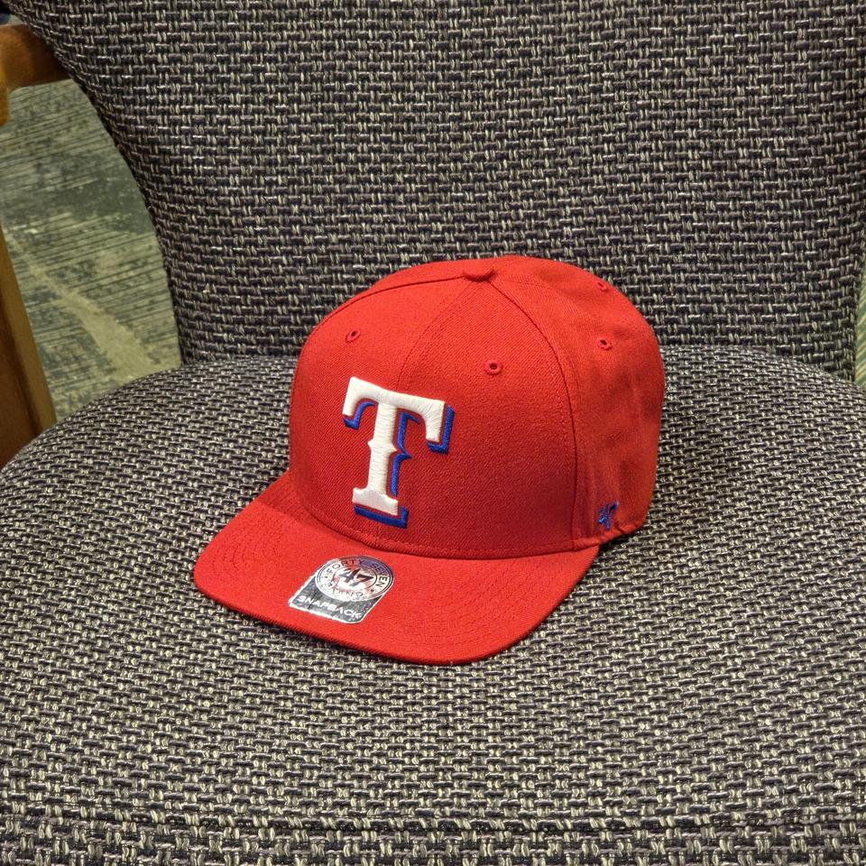 47브랜드 텍사스 레인저스 레드 스냅백