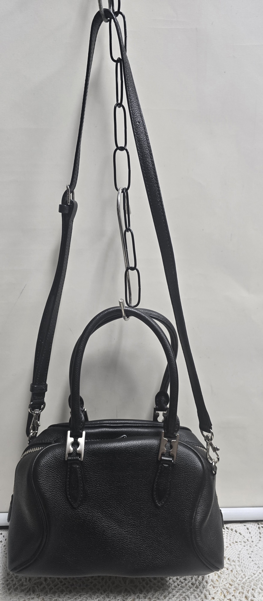 분크 하프문 데뷔 스몰백 (가죽제품)