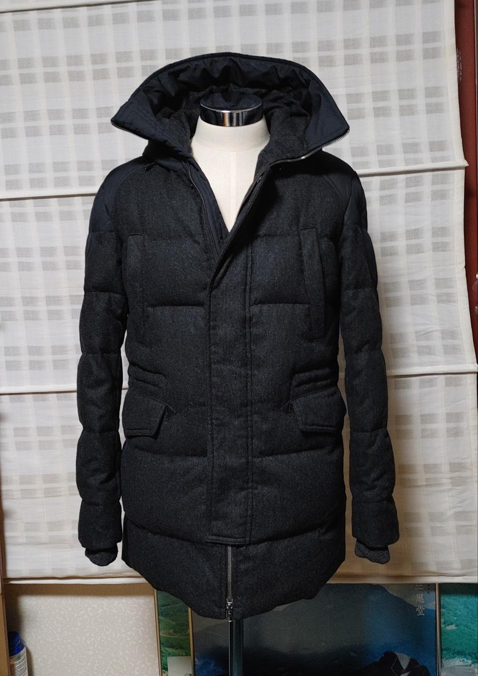 (구스다운) 솔리드옴므 패딩 점퍼 100 (슬림)