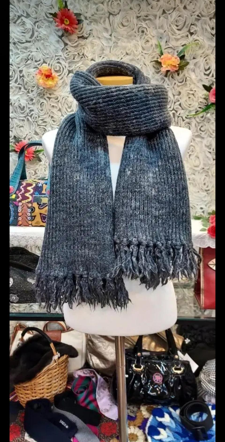 CREAZIONI 울 혼방 이태리 빅사이즈 니트 머플러