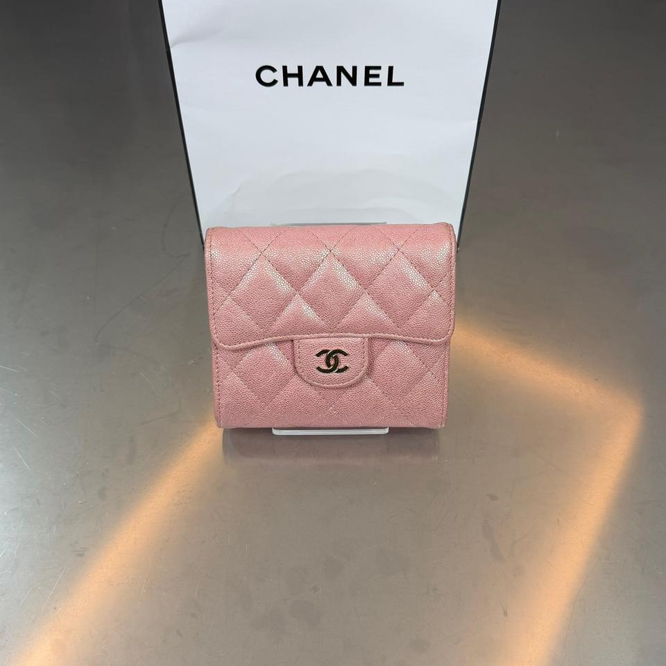 [리오브] 샤넬 CC 로고 클래식 캐비어 플랩 반지갑