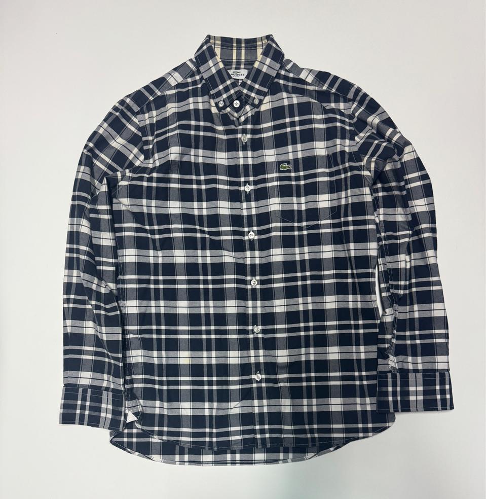 정품!! 라코스테 버거킹 이쁜 체크셔츠 40