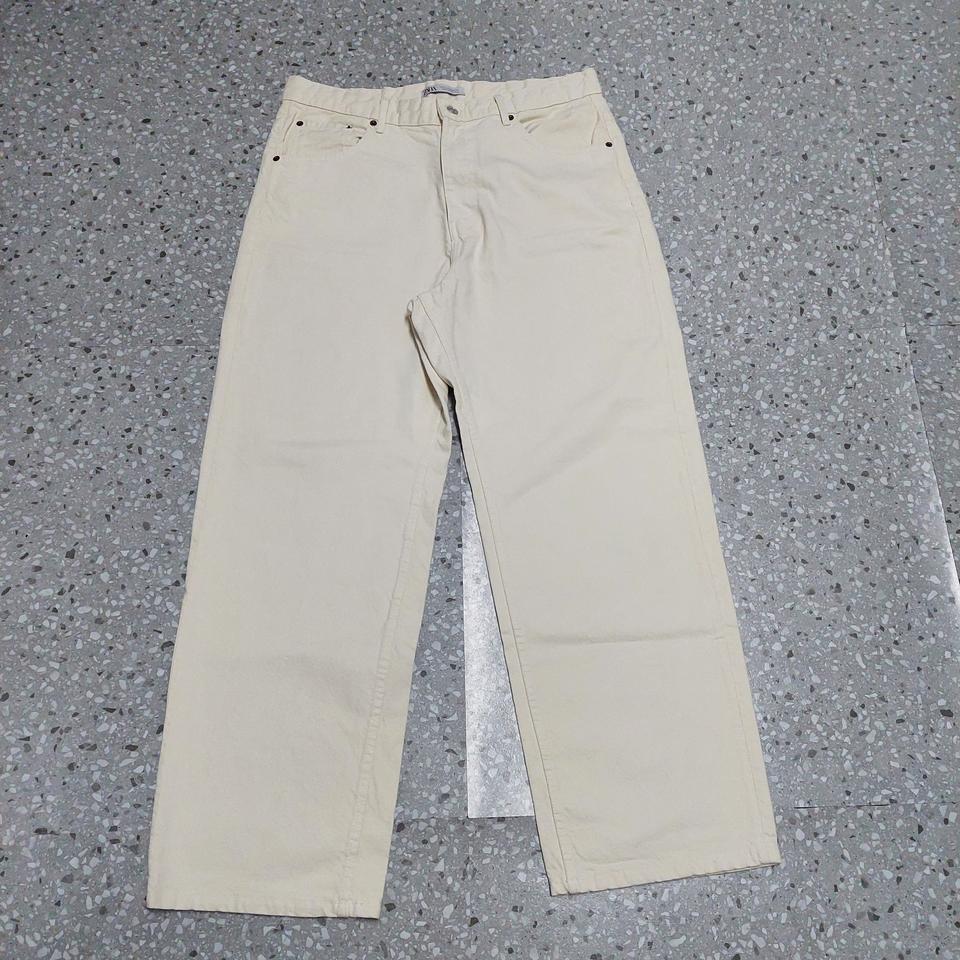 ZARA 자라 남성 크림진 34 팝니다/데님/청바지/아메카지/오트밀/오프