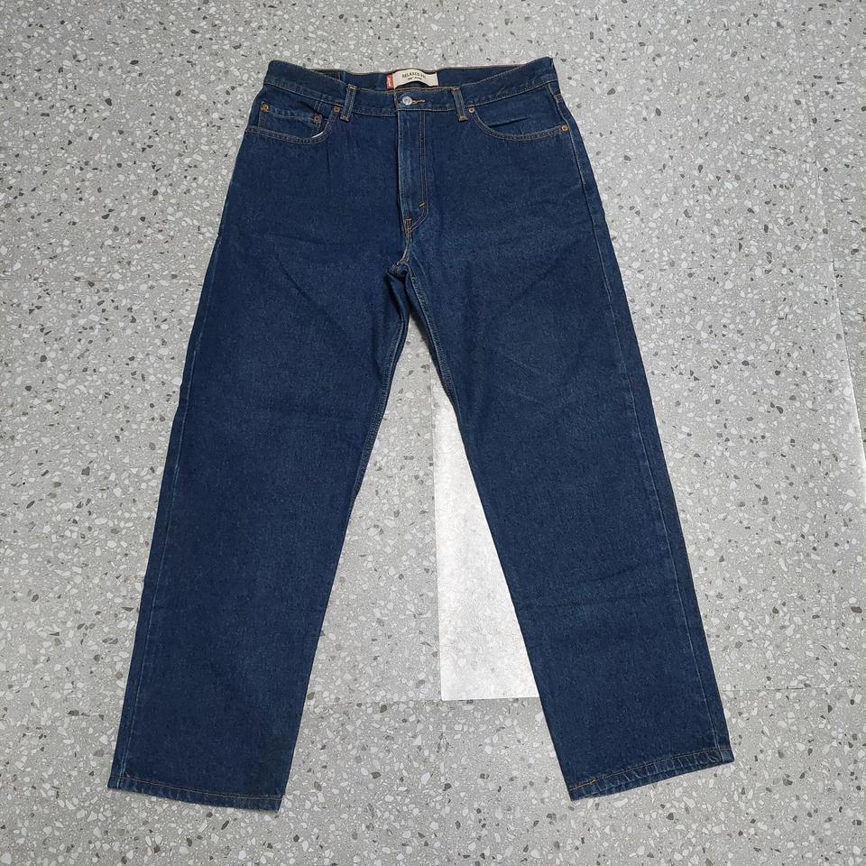 리바이스 550 진청 데님/청바지/팬츠/배기핏/인디고/릴렉스핏