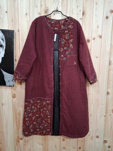 본딩 레이스 롱 자켓