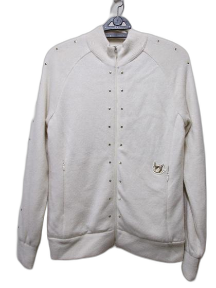 왁 WAAC 비즈 프린지장식 모스판 방풍니트자켓 여55-66