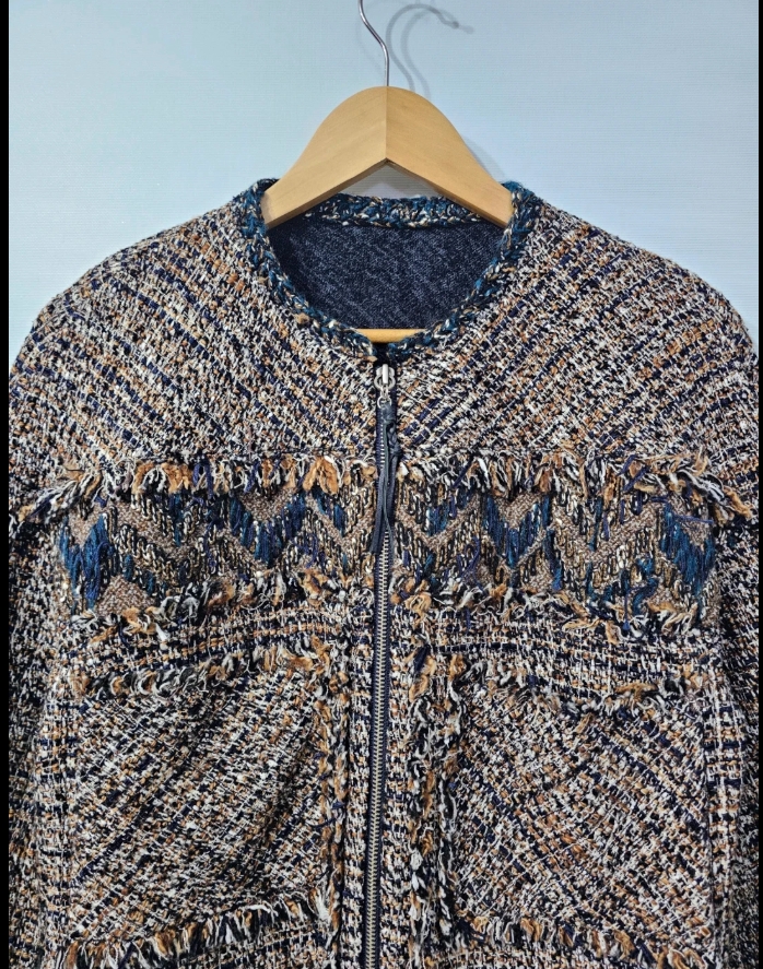 한섬 시스템 SYSTEM 트위드 재킷 자켓 ~66