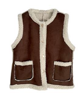 무스탕 뽀글이 양털 조끼(새상품)