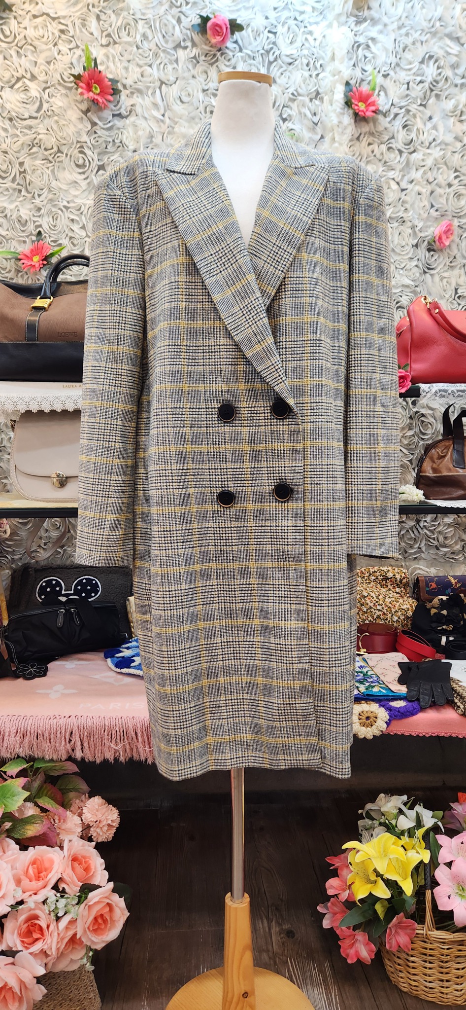 ZARA 자라 양모 혼방 롱코트 (77 88)